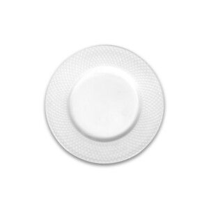 PLATO POSTRE CANVAS BLANCO