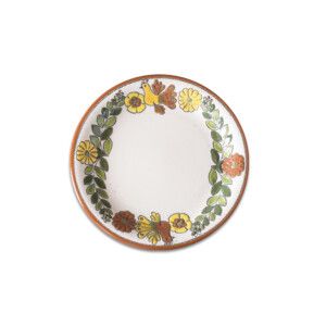 PLATO POSTRE PRIMAVERA AMARILLO